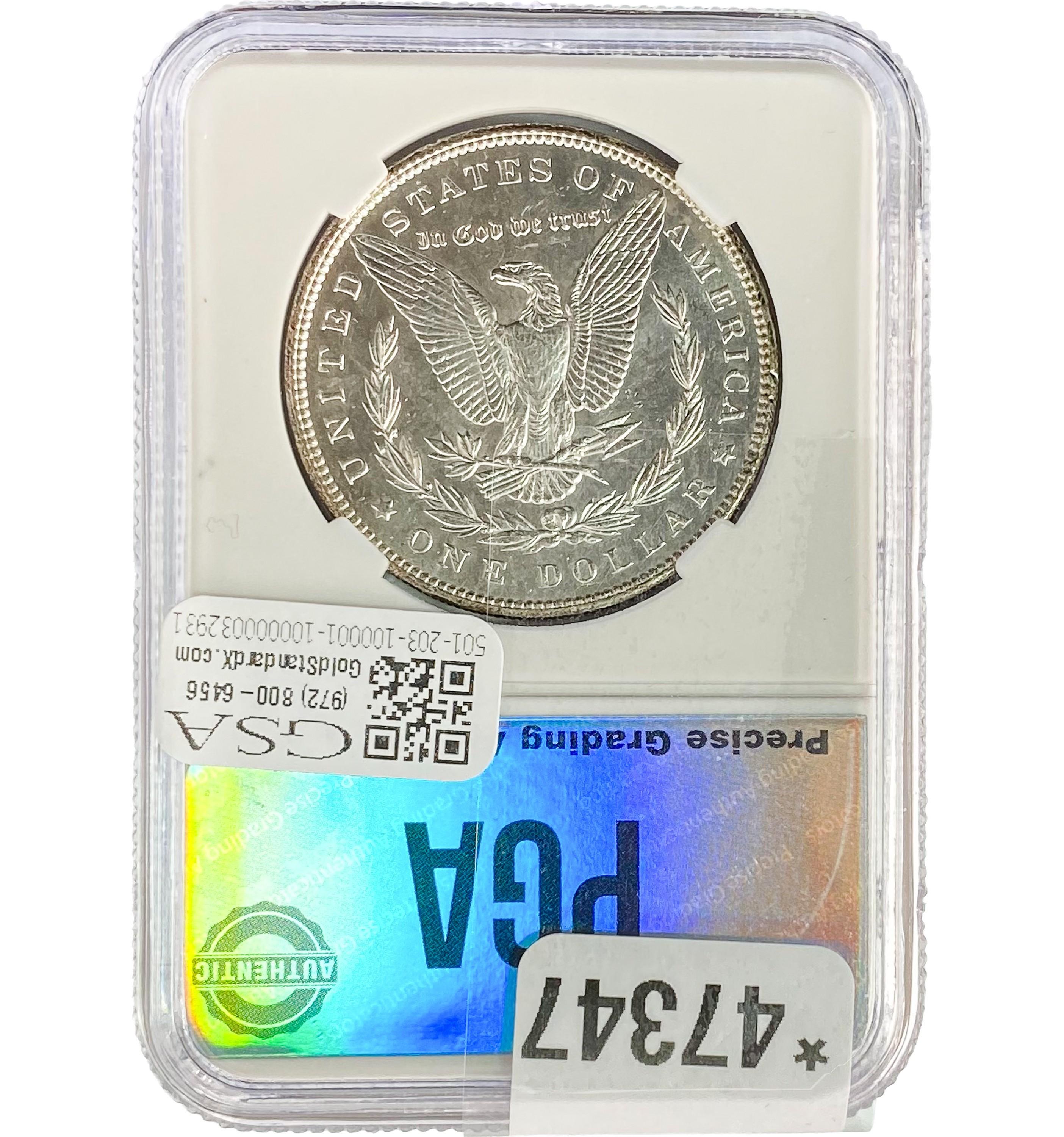 1900 Morgan Silver Dollar PGA MS65 PL