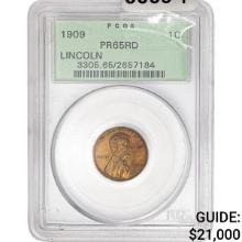 1909 Wheat Cent PCGS PR65 RD