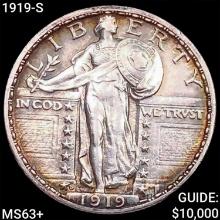 1919-S Standing Liberty Quarter CHOICE BU+