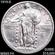 1919-D Standing Liberty Quarter GEM BU FH