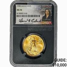 1998 1/2oz $25 Gold Eagle NGC MS70