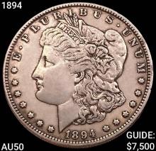 1894 Morgan Silver Dollar CLOSELY UNCIRCULATED