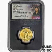 2025 1/4oz $10 Gold Eagle NGC MS70
