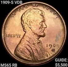 1909-S VDB Wheat Cent GEM BU