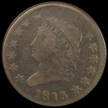 1813 Classic Head Large Cent NICELY CIRCULATED