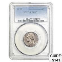 1952 Jefferson Nickel PCGS PR67
