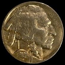 1919-S Buffalo Nickel Type 1 UNCIRCULATED