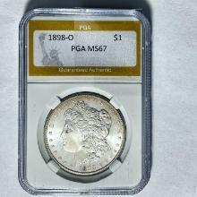 1898-O Morgan Dollar PGA MS67