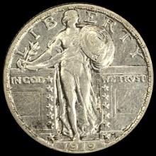 1919-S Standing Liberty Silver Quarter CLOSELY UNCIRCULATED