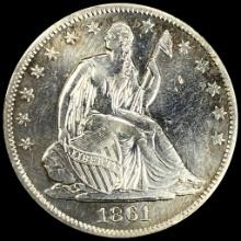 1861-O Seated Liberty Half Dollar UNCIRCULATED