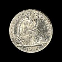 1840 Seated Liberty Half Dime UNCIRCULATED