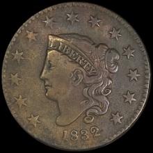 1832 Coronet Head Large Cent LIGHTLY CIRCULATED