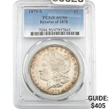 1879-S REV 78 Morgan Dollar PCGS AU50  AU50