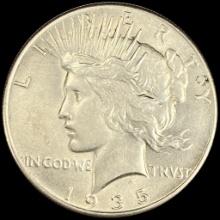 1935 Silver Peace Dollar CHOICE BU