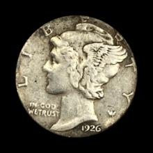 1926-D Silver Mercury Dime LIGHTLY CIRCULATED
