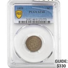 1859 Indian Head Cent PCGS XF40