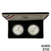 2022 [2] Silver $1 NLB Jackie Robinson coins