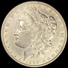 1892 Silver Morgan Dollar CLOSELY UNCIRCULATED