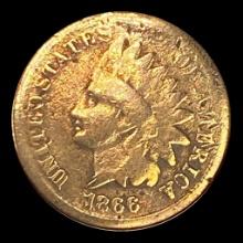 1866 Indian Head Cent NICELY CIRCULATED