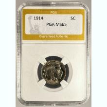 1914 Buffalo Nickel PGA MS65