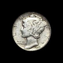 1918-D Mercury Dime LIGHTLY CIRCULATED