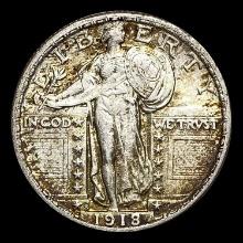 1918 Standing Liberty Silver Quarter CHOICE AU