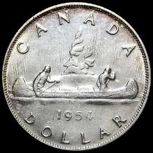 1954 Canada Silver Dollar UNCIRCULATED