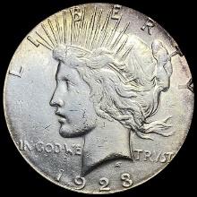 1923-S Silver Peace Dollar CHOICE AU