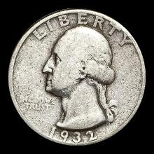 1932-D Silver Washington Quarter LIGHTLY CIRCULATED