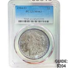 1904-O Morgan Silver Dollar PCGS MS63