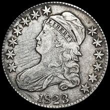 1823 Silver Capped Bust Half Dollar LIGHTLY CIRCULATED