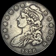 1836 Silver Capped Bust Half Dollar LIGHTLY CIRCULATED