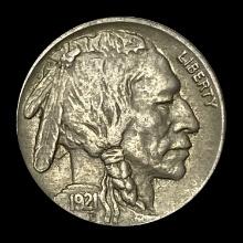 1921 Buffalo Nickel CHOICE AU