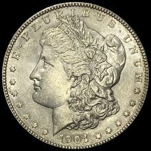 1904 Silver Morgan Dollar CLOSELY UNCIRCULATED