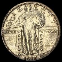 1918-D Standing Liberty Silver Quarter UNCIRCULATED