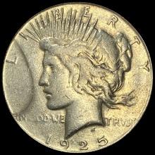 1925-S Peace Silver Dollar LIGHTLY CIRCULATED