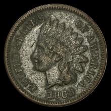 1868 Indian Head Cent LIGHTLY CIRCULATED