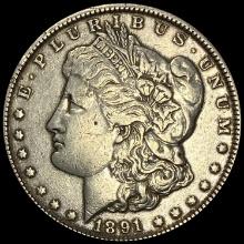1891 Morgan Silver Dollar LIGHTLY CIRCULATED