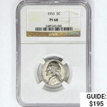 1953 Jefferson Nickel NGC PF68