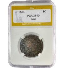 1814 Classic Head Large Cent PGA XF40