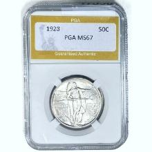 1928 Oregon Trail Half Dollar PGA MS67