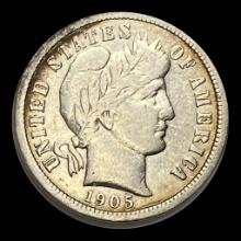 1905-S Silver Barber Dime UNCIRCULATED