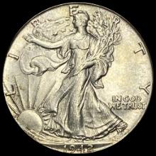 1942 Silver Half Dollar (Walking Liberty) CLOSELY UNCIRCULATED