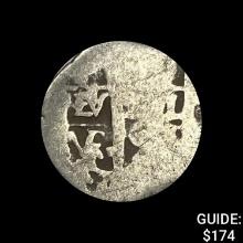 1500s-1600s Spanish Colonial Silver Cob NEARLY UNCIRCULATED