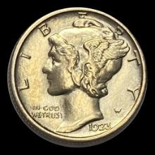 1923-S Mercury Dime NEARLY UNCIRCULATED