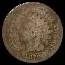 1870 Indian Head Cent LIGHTLY CIRCULATED