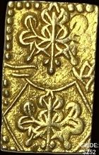 [1868-1869] Japan Gold 2 Bu .029oz CLOSELY UNCIRCULATED