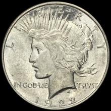 1922-D Peace Silver Dollar CHOICE AU
