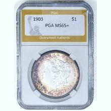 1903 Morgan Silver Dollar PGA MS65+
