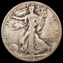 1921-S Walking Liberty Half Dollar NICELY CIRCULATED